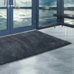MicroLuxx Commercial Floor Mats – in place – midnight grey – website MicroLuxx Commercial Floor Mats – in place – midnight grey – website
