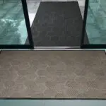 WaterHog Silver – in place glass door – 4×6 graphite and greige – HR WaterHog Silver – in place glass door – 4×6 graphite and greige – HR