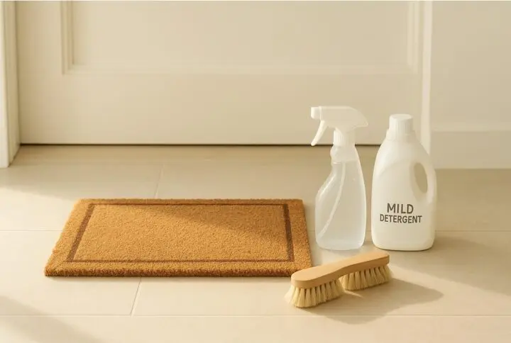 The Right Way to Clean a Doormat Without Damaging It