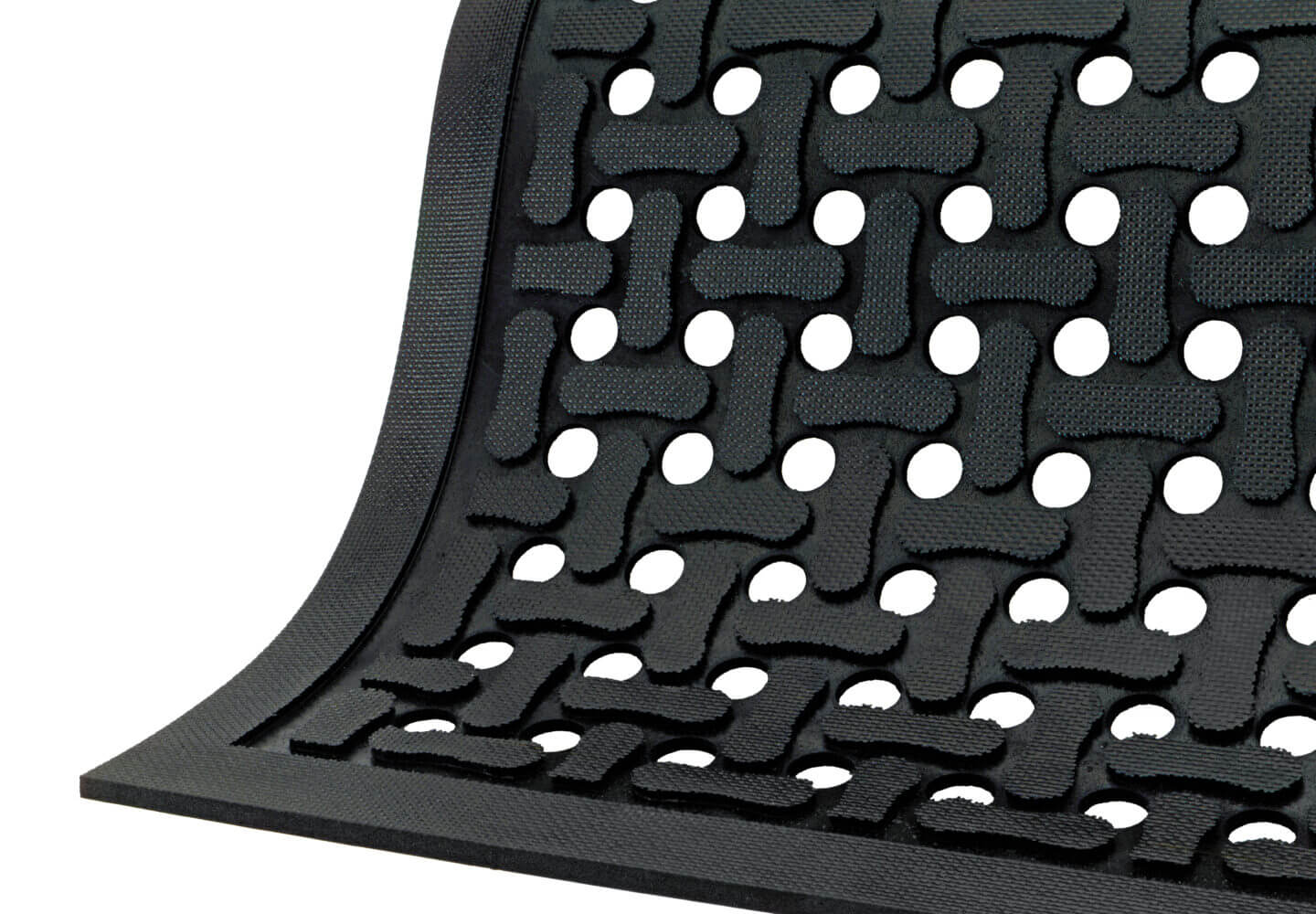 isolated image of a rubber floor mat