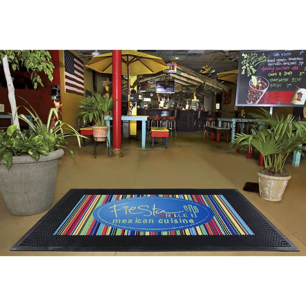 M + A Matting SuperScrape™ Scraper Mat - 4' x 6', Black