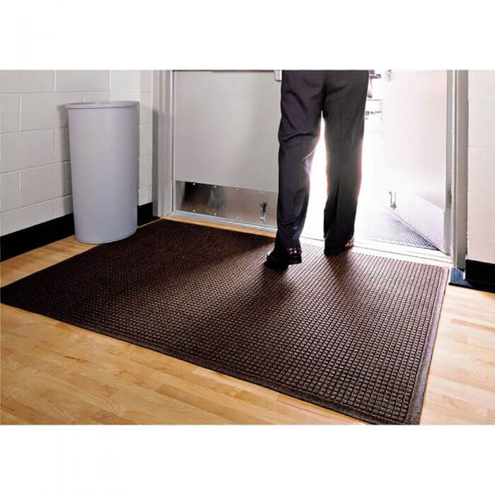 WaterHog Fashion 3ft x 4ft (35in x 45in) - 157-Medium Grey, Smooth (on hard flooring)