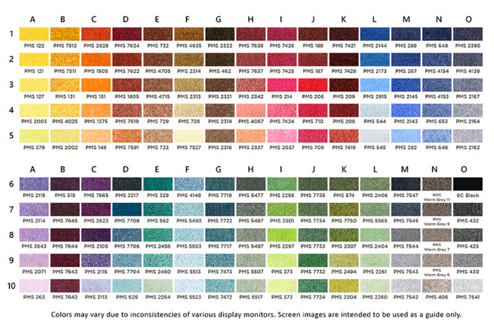ColorStar Impressions HD Logo mat colors