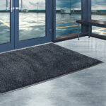 MicroLuxx Commercial Floor Mats – in place – midnight grey – website