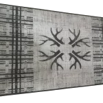 Ultimate HD Custom Logo Mat antlers design Ultimate HD Custom Logo Mat antlers design