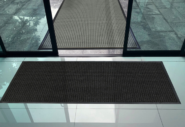 WaterHog mat in entryway
